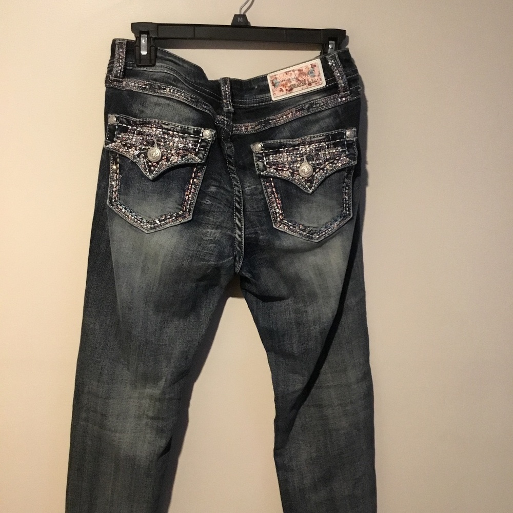 Grace in LA Skinny Jeans Dark Wash Size 30
